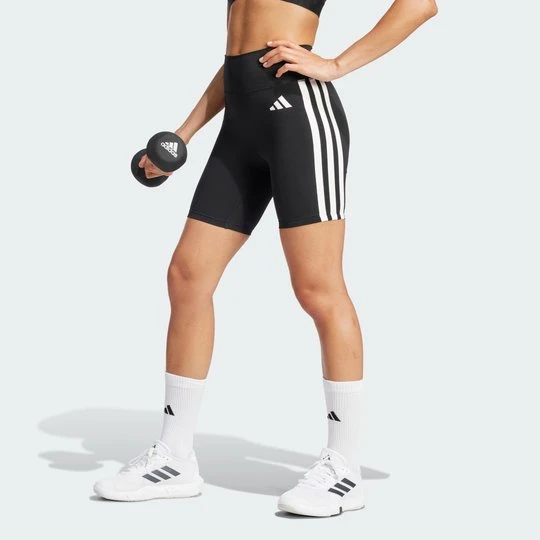Zdjęcie produktu Krótkie legginsy Optime Essentials 3-Stripes Adidas