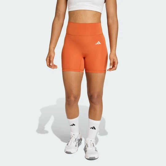 Zdjęcie produktu Krótkie legginsy Optime Essentials Workout Adidas Fox Orange