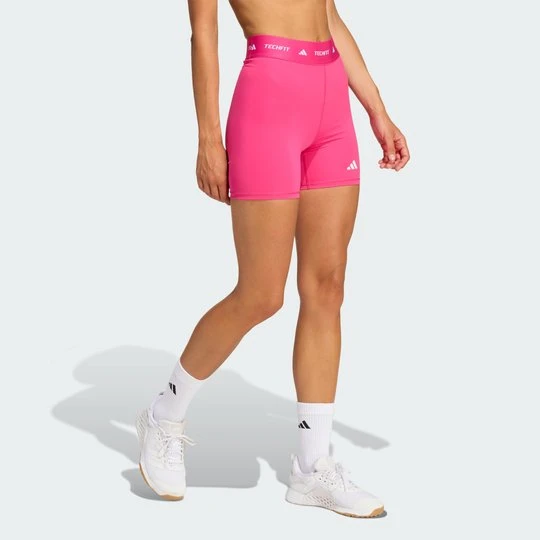 Zdjęcie produktu Krótkie legginsy TECHFIT Adidas Real Magenta