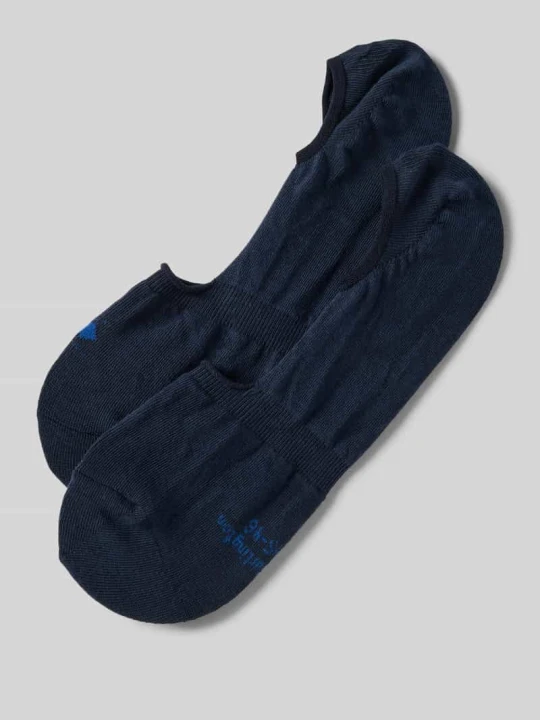 Zdjęcie produktu Krótkie skarpety z detalami z logo Burlington Granatowy