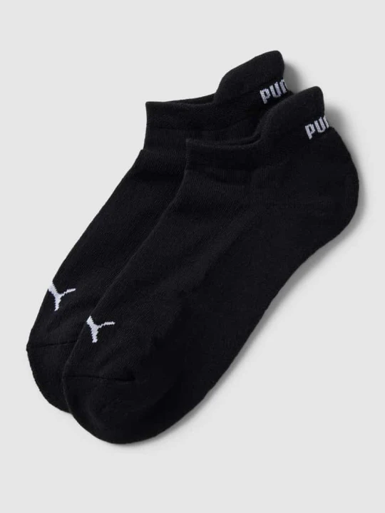 Zdjęcie produktu Krótkie skarpety z detalami z logo w zestawie 2 szt. model ‘Cushioned’ Puma Czarny