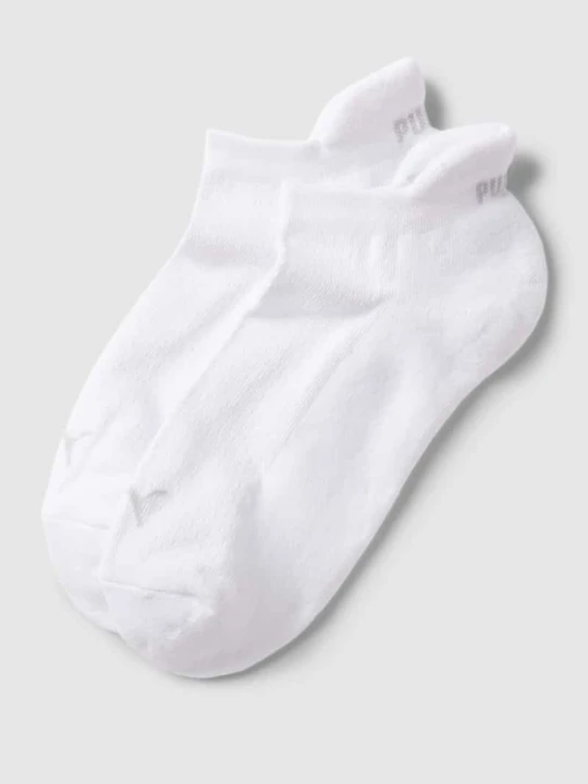 Zdjęcie produktu Krótkie skarpety z detalami z logo w zestawie 2 szt. model ‘Cushioned’ Puma Biały