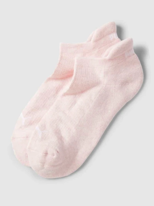 Zdjęcie produktu Krótkie skarpety z detalami z logo w zestawie 2 szt. model ‘Cushioned’ Puma Różowawy melanż