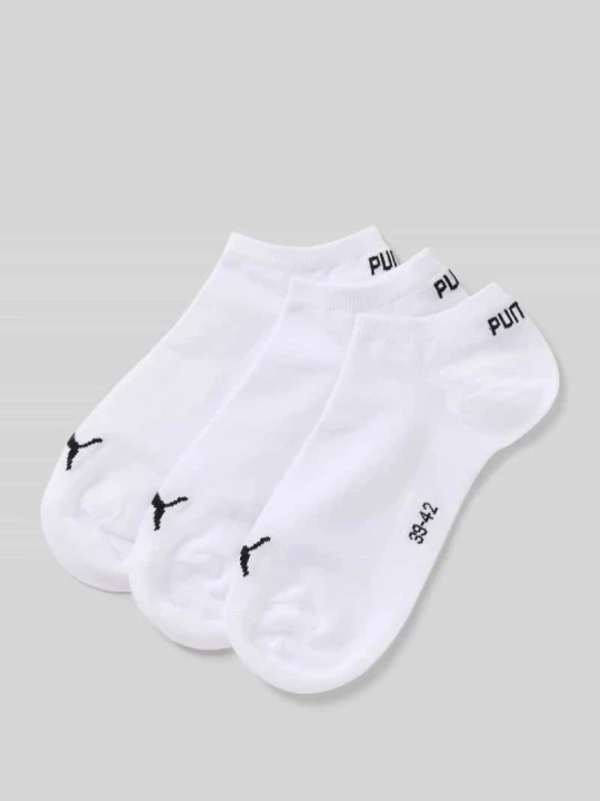 Zdjęcie produktu Krótkie skarpety z detalami z logo w zestawie 3 szt. Puma Biały