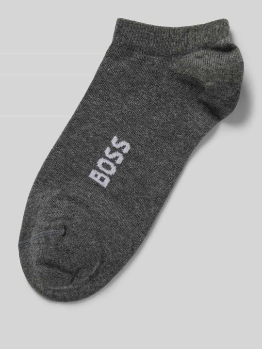 Zdjęcie produktu Skarpetki sneaker z detalem z logo w zestawie 2 szt. Boss Średnioszary