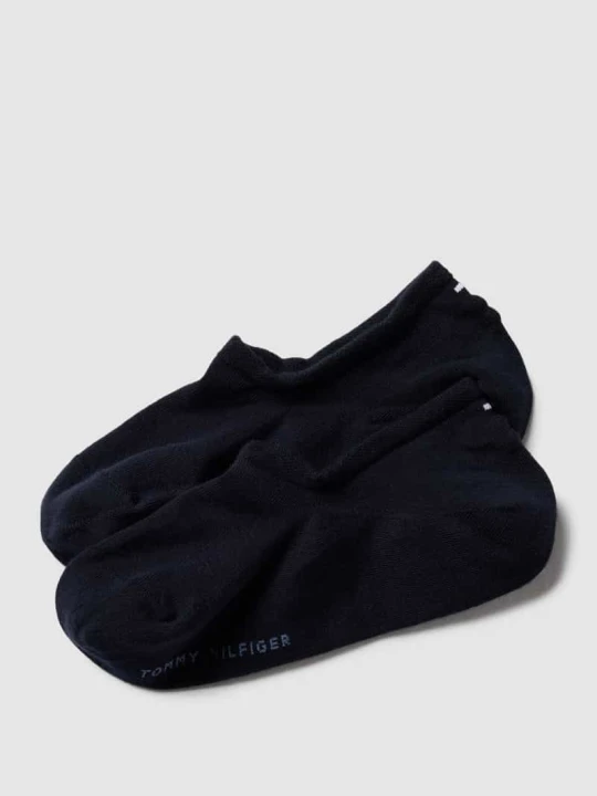 Zdjęcie produktu Skarpety do sneakersów z detalem z logo w zestawie 2 szt. Tommy Hilfiger Granatowy