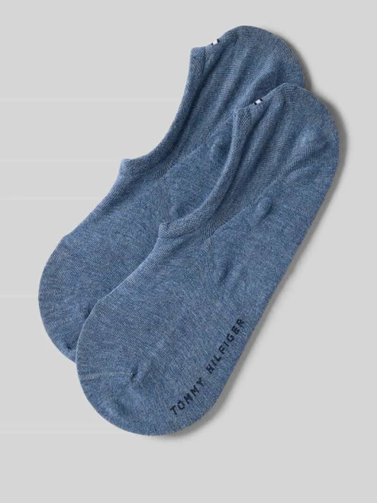 Zdjęcie produktu Krótkie skarpety z detalem z logo w zestawie 2 szt. Tommy Hilfiger Jeansowy niebieski