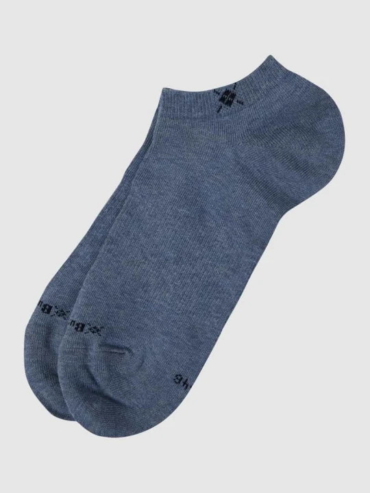 Zdjęcie produktu Krótkie skarpety z dodatkiem streczu w zestawie 2 szt. model ‘Everyday’ Burlington Jeansowy niebieski