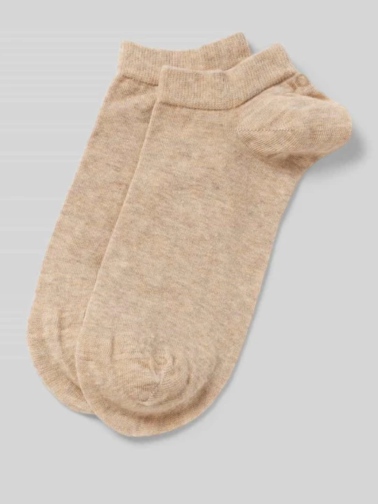 Zdjęcie produktu Krótkie skarpety męskie JOOP! Collection; Mieszanka bawełny z dodatkiem streczu; Nadruk z logo; Elastyczne, prążkowane ściągacze Piaskowy melanż