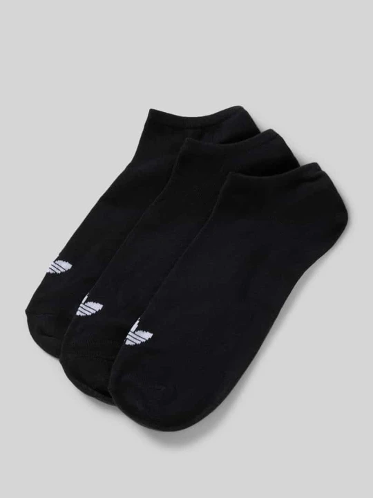 Zdjęcie produktu Krótkie skarpety z nadrukiem z logo w zestawie 3 szt. adidas Originals Czarny