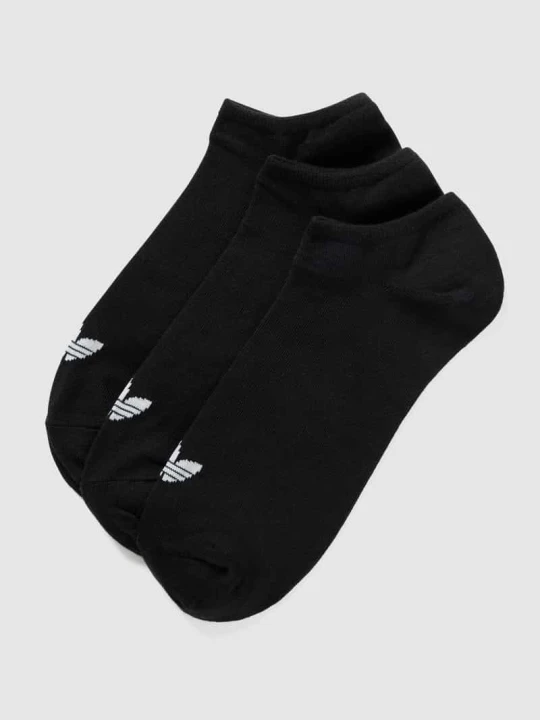 Zdjęcie produktu Krótkie skarpety z nadrukiem z logo w zestawie 3 szt. adidas Originals Czarny