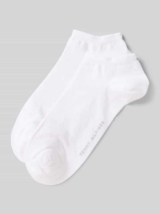 Zdjęcie produktu Krótkie skarpety z napisem z logo w zestawie 2 szt. Tommy Hilfiger Biały