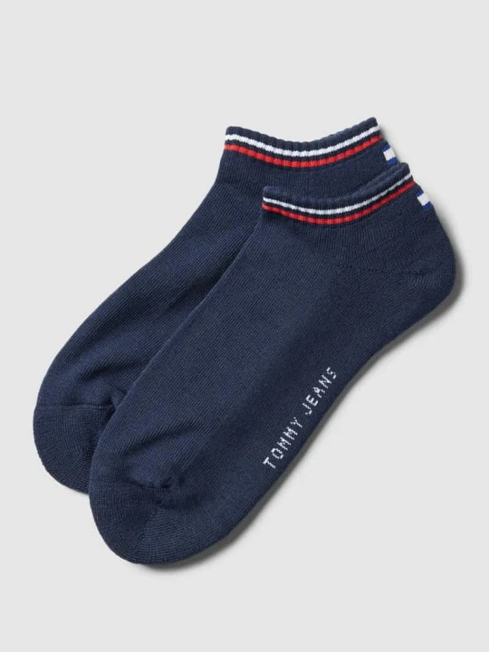 Zdjęcie produktu Krótkie skarpety z paskami w kontrastowym kolorze w zestawie 2 szt. Tommy Hilfiger