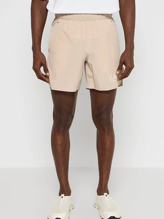 Zdjęcie produktu Krótkie spodenki sportowe EA7 Emporio Armani beżowy