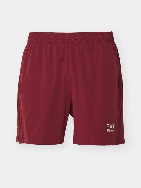 Zdjęcie produktu Krótkie spodenki sportowe EA7 Emporio Armani bordowy