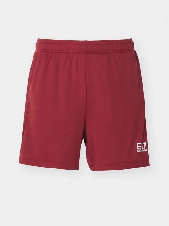 Zdjęcie produktu Krótkie spodenki sportowe EA7 Emporio Armani bordowy
