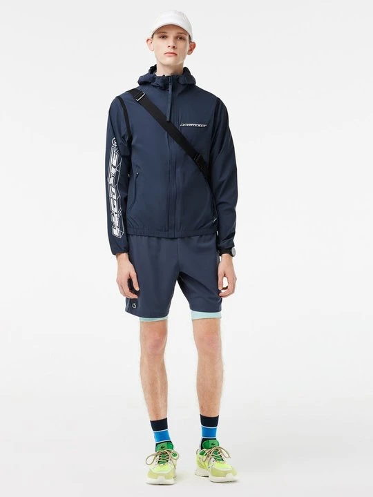 Zdjęcie produktu Krótkie spodenki sportowe Lacoste granatowy