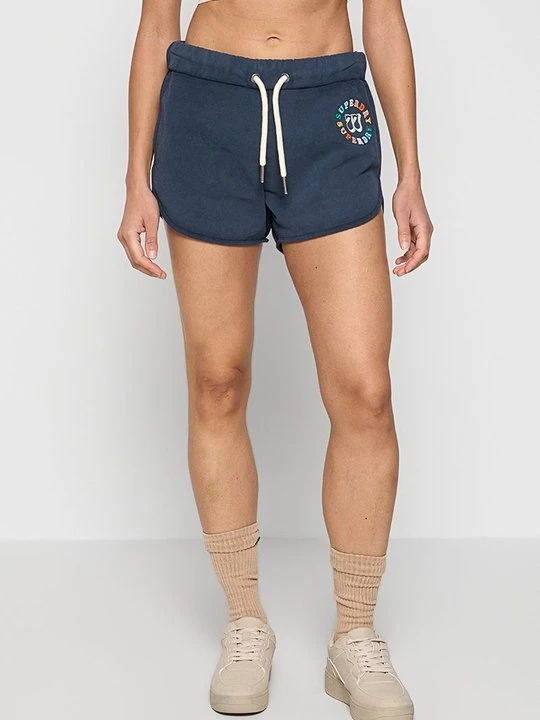 Zdjęcie produktu Krótkie spodenki sportowe Superdry granatowy