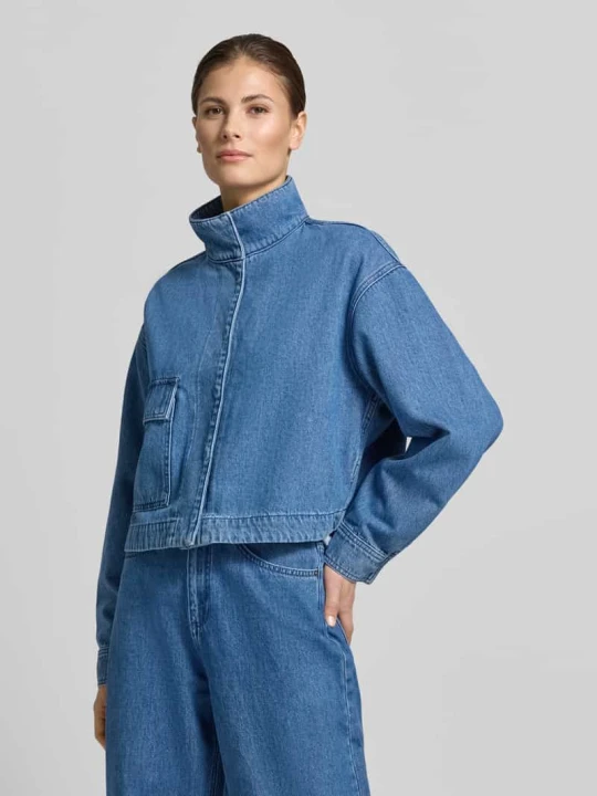 Zdjęcie produktu Krótsza kurtka denim - curated by Tinvcb Style Icon Collection Jeansowy niebieski