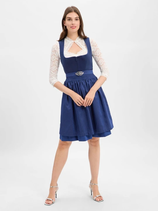 Zdjęcie produktu Krüger Dirndl sukienka na co dzień Kobiety Sztuczne włókno niebieski