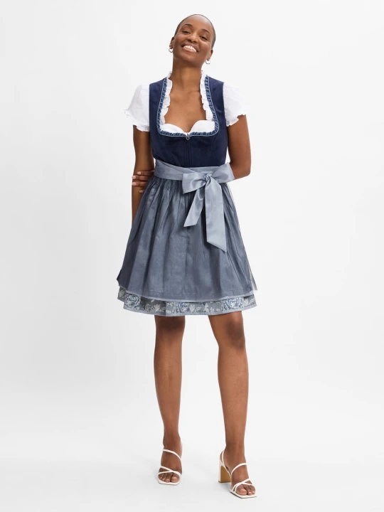 Zdjęcie produktu Krüger Dirndl sukienka na co dzień Kobiety Sztuczne włókno niebieski