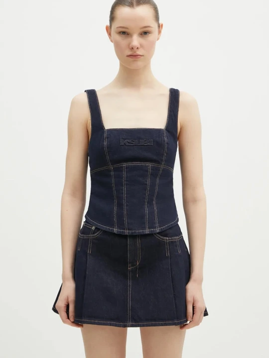 Zdjęcie produktu KSUBI bluzka jeansowa Hera Bustier Zenith Pop