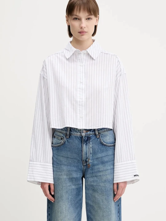 Zdjęcie produktu KSUBI koszula bawełniana cropped astra