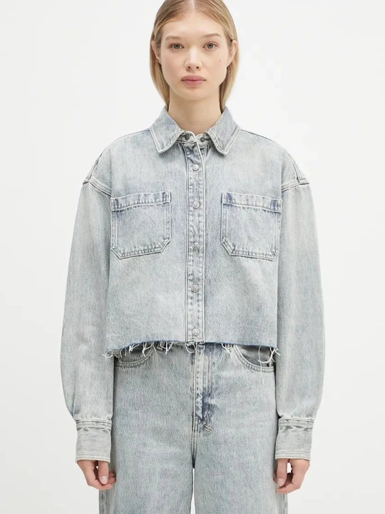 Zdjęcie produktu KSUBI kurtka jeansowa Cutaway Longsleeve Shirt Worn