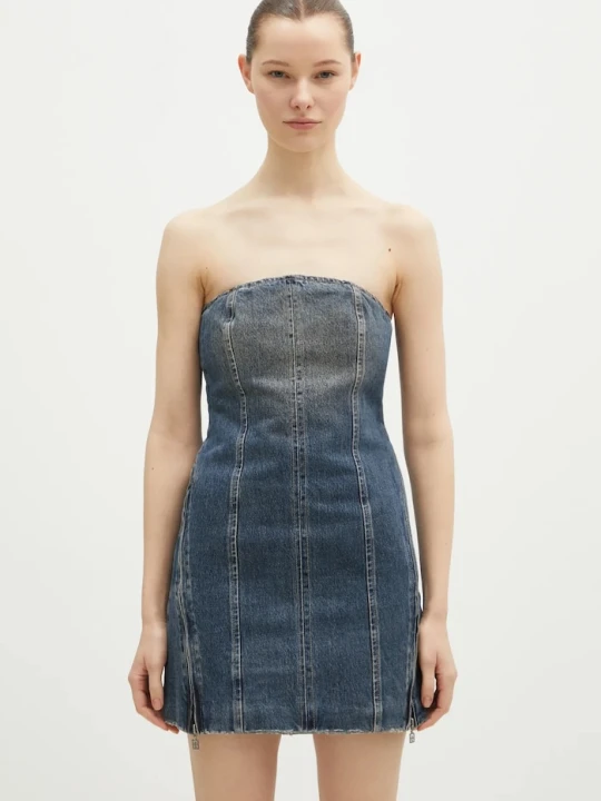 Zdjęcie produktu KSUBI sukienka jeansowa Avenue Dress Sandstorm granatowy