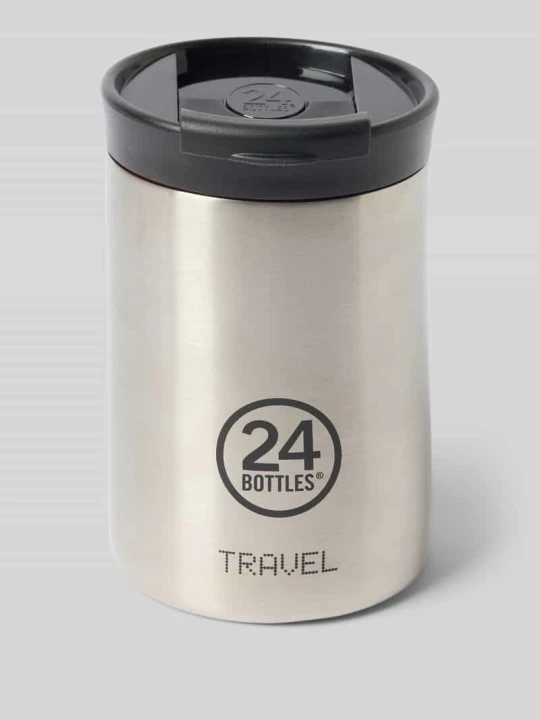 Zdjęcie produktu Kubek podróżny ze stali szlachetnej 24bottles Srebrny