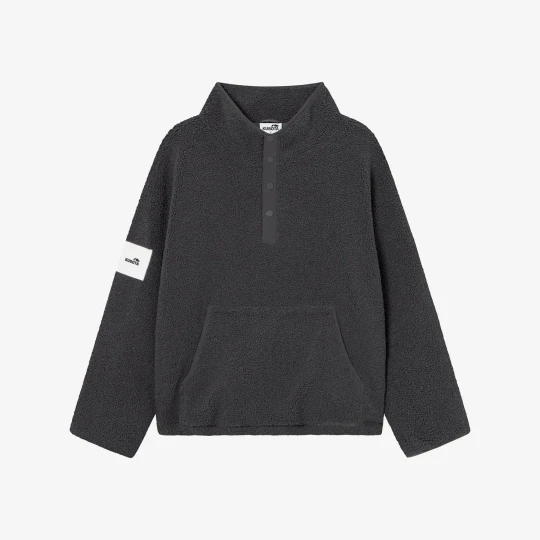 Zdjęcie produktu Kubota Bluza polarowa Cushy grafitowa męska oversize S