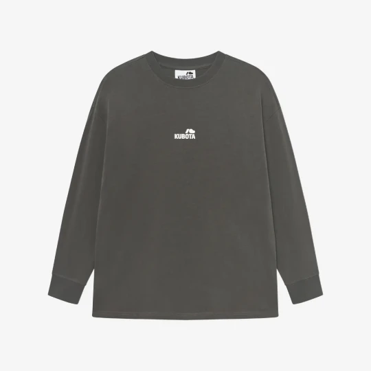 Zdjęcie produktu Kubota Longsleeve bawełniany Statement brązowy oversize S