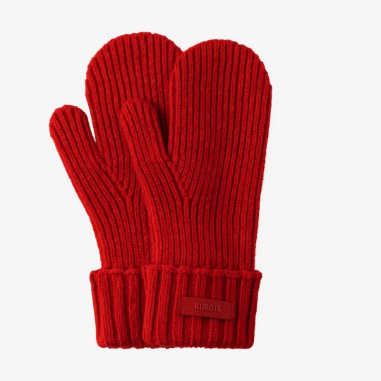 Zdjęcie produktu Kubota Rękawiczki wełniane z jednym palcem czerwone Onesize