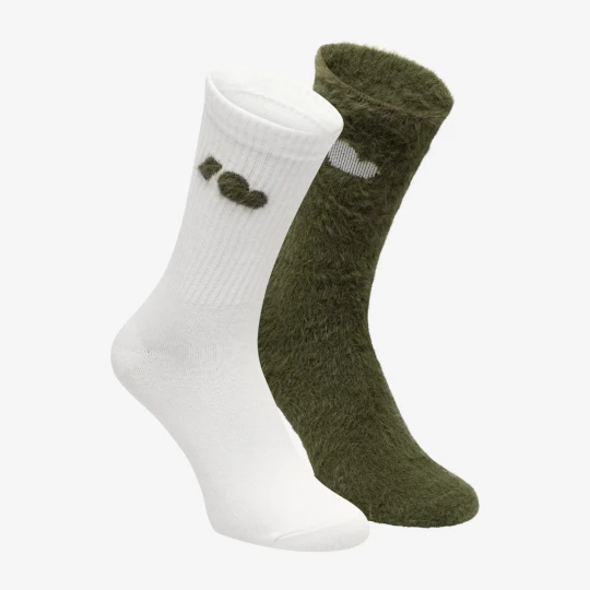 Zdjęcie produktu Kubota Skarpety Fluffy 2-pak khaki 36-40
