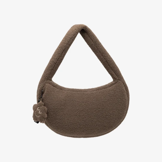 Zdjęcie produktu Kubota Torba z polaru Cushy z brelokiem Comfy Club brązowa Onesize