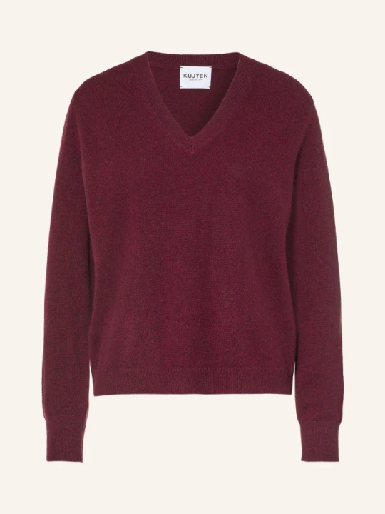Zdjęcie produktu Kujten Sweter Z Kaszmiru Lita rot CIEMNOCZERWONY