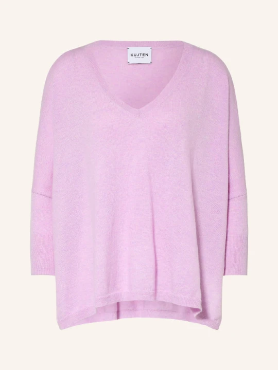 Zdjęcie produktu Kujten Sweter Z Kaszmiru Minie rosa JASNOFIOLETOWY