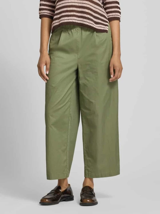 Zdjęcie produktu Kuloty o kroju regular fit z czystej bawełny s.Oliver Khaki