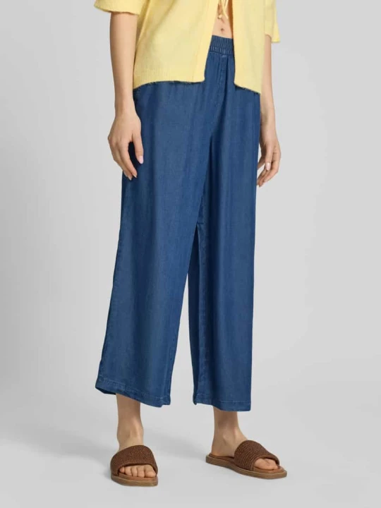 Zdjęcie produktu Kuloty o kroju relaxed fit z czystego lyocellu model 'CHARIS' Only Jeansowy niebieski