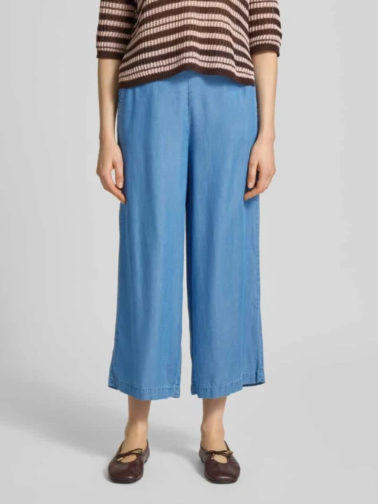 Zdjęcie produktu Kuloty w kroju loose fit z czystego lyocellu model 'BREE' Vero Moda Królewski niebieski melanż