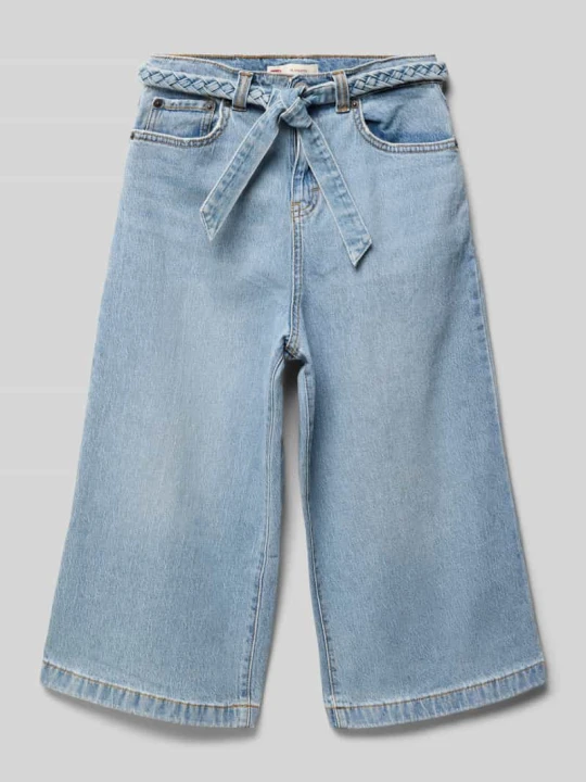 Zdjęcie produktu Kuloty z wiązanym paskiem i detalem z logo Levi's Niebieski