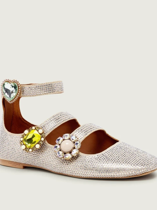 Zdjęcie produktu Kurt Geiger Baleriny 225-ORNATE GLADIATOR srebrny