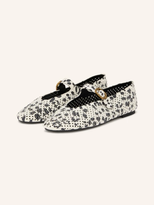 Zdjęcie produktu Kurt Geiger Baleriny Mayfair Z Ozdobnymi Kamykami schwarz
