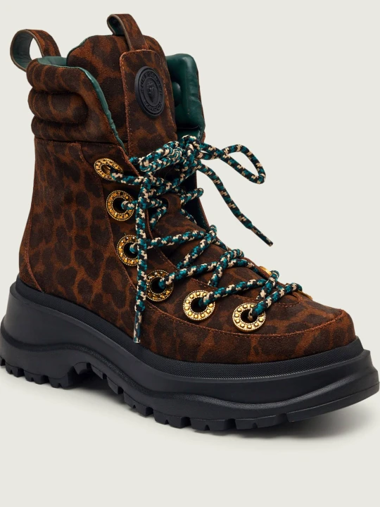 Zdjęcie produktu Kurt Geiger Botki na platformie KENSINGTON HIKER | zamsz brązowy