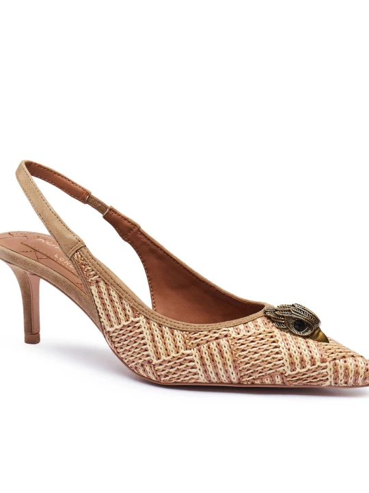 Zdjęcie produktu Kurt Geiger Czółenka BELGRAVIA | z dodatkiem skóry brązowy