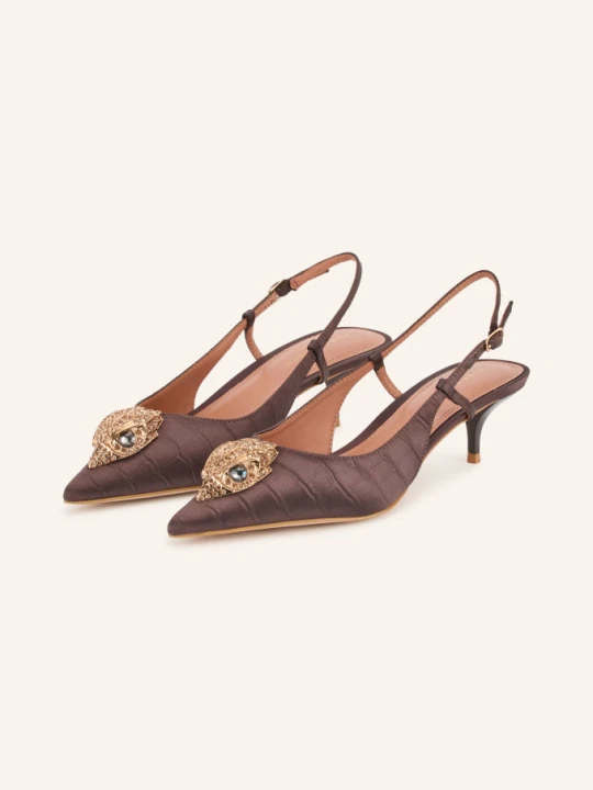 Zdjęcie produktu Kurt Geiger Czółenka Typu Slingback Z Kamyczkami braun