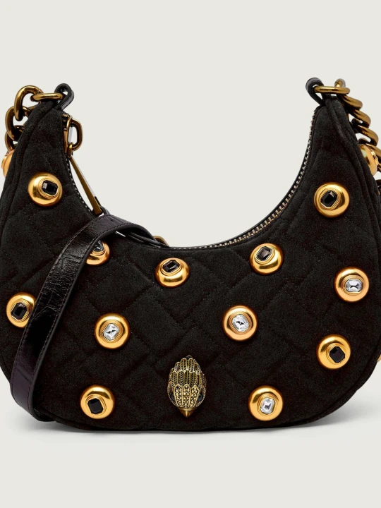 Zdjęcie produktu Kurt Geiger Hobo KENSINGTON | zamsz czarny
