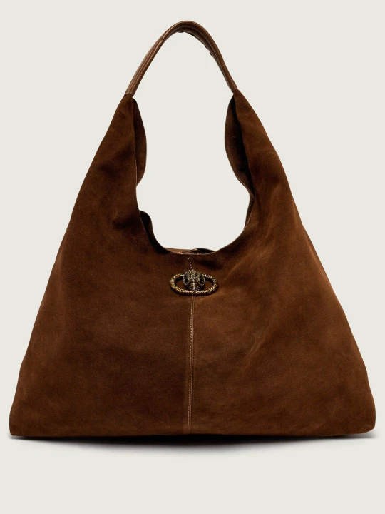 Zdjęcie produktu Kurt Geiger Hobo The Chelsea | zamsz brązowy
