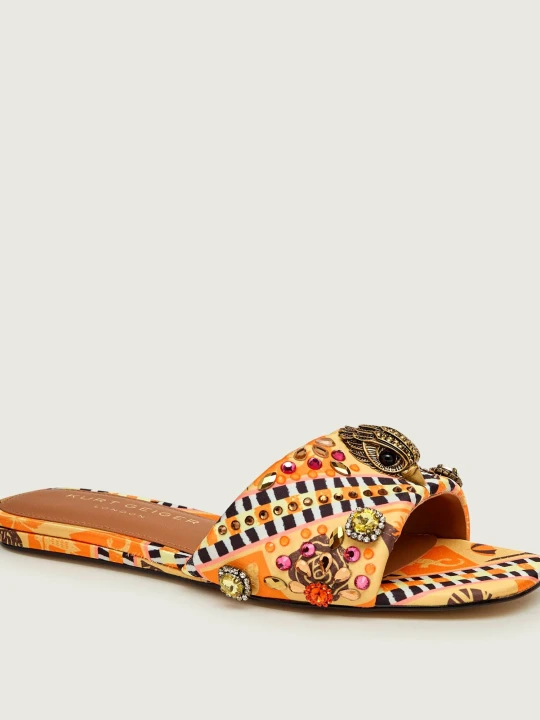 Zdjęcie produktu Kurt Geiger Klapki KENSINGTON pomarańczowy