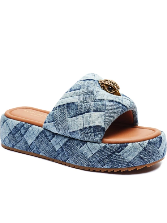 Zdjęcie produktu Kurt Geiger Klapki KENSINGTON PUFF niebieski